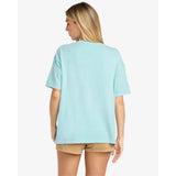 Billabong Billabong Women's Daylight Blooms Short Sleeve T-Shirt - Misty Blue Misty Blue XS Womens T-Shirts