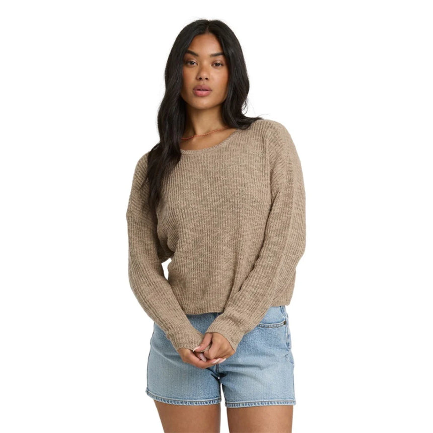 Billabong Billabong Women's Daze Time Sweater Oatmeal S Womens Sweaters