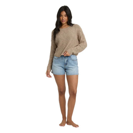 Billabong Billabong Women's Daze Time Sweater Oatmeal S Womens Sweaters