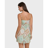 Billabong Billabong Women's Dreaming Of Sun Mini Dress - Cactus Cactus XS Womens Short Dresses