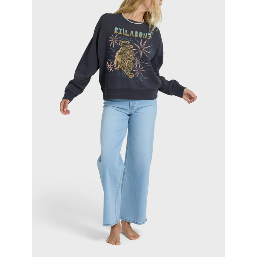 Billabong Billabong Women's Echo Crew Fleece Winter White XS Womens Pull Over Hoodies