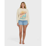 Billabong Billabong Women's Echo Crewneck Sweatshirt - White Cap White Cap XS Womens Pull Over Hoodies