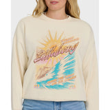 Billabong Billabong Women's Echo Crewneck Sweatshirt - White Cap White Cap XS Womens Pull Over Hoodies