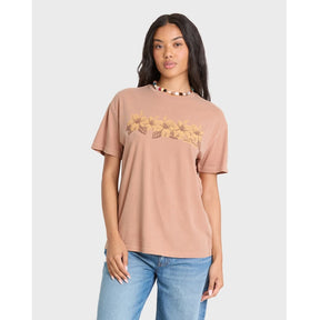Billabong Billabong Women's Hello Sundown Short Sleeve Tee - Sugar Almond Sugar Almond XS Womens T-Shirts