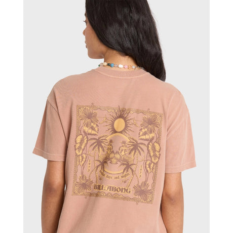 Billabong Billabong Women's Hello Sundown Short Sleeve Tee - Sugar Almond Sugar Almond XS Womens T-Shirts