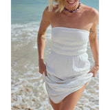 Billabong Billabong Women's In The Sky Midi Dress - Salt Crystal Salt Crystal XS Womens Short Dresses