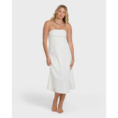 Billabong Billabong Women's In The Sky Midi Dress - Salt Crystal Salt Crystal XS Womens Short Dresses