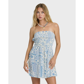 Billabong Billabong Women's In The Sky Mini Dress White Cap S Womens Dresses