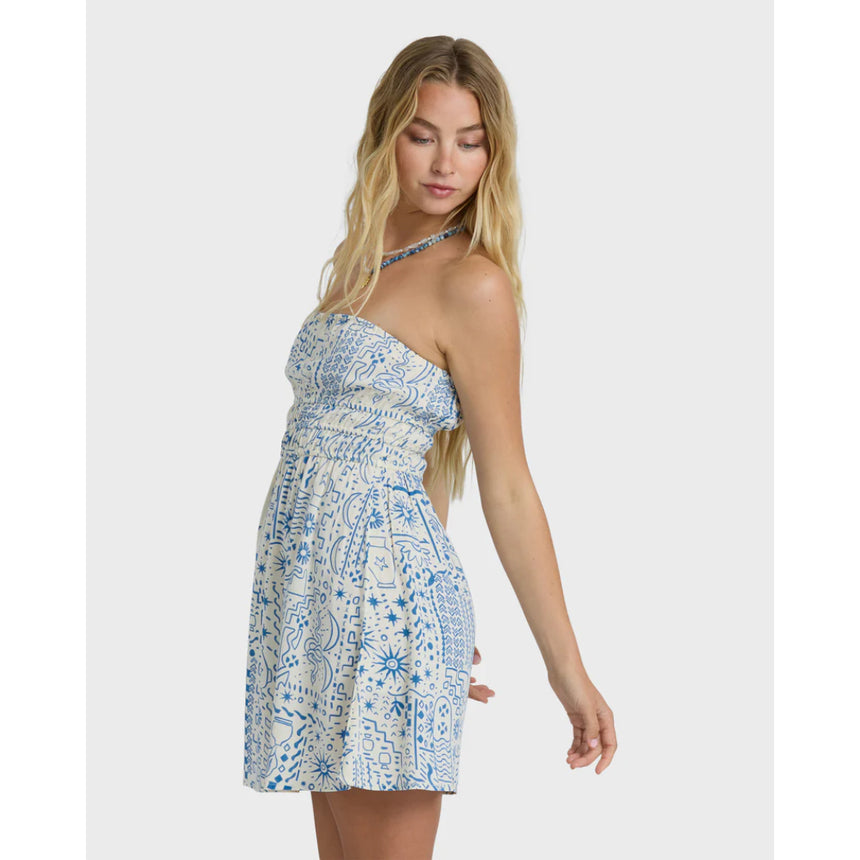 Billabong Billabong Women's In The Sky Mini Dress White Cap S Womens Dresses