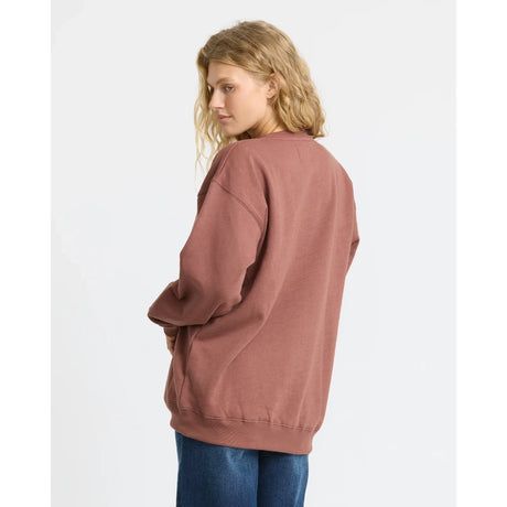 Billabong Billabong Women's Light In View Crewneck Fleece - Espresso Espresso XS Womens Pull Over Hoodies
