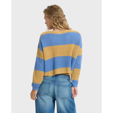 Billabong Billabong Women's Lit Light Crewneck Sweater - Curry Curry XS Womens Pull Over Hoodies