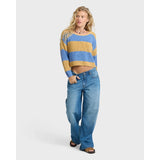 Billabong Billabong Women's Lit Light Crewneck Sweater - Curry Curry XS Womens Pull Over Hoodies
