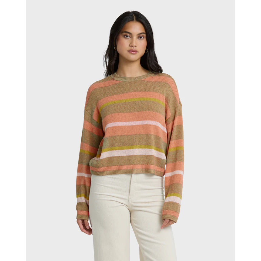 Billabong Billabong Women's Make It Waves Sweater Stone S Womens Sweaters