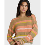 Billabong Billabong Women's Make It Waves Sweater Stone S Womens Sweaters