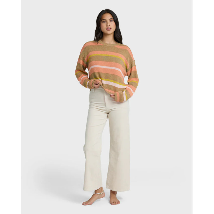 Billabong Billabong Women's Make It Waves Sweater Stone S Womens Sweaters