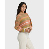 Billabong Billabong Women's Make It Waves Sweater Stone S Womens Sweaters