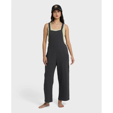 Billabong Billabong Women's Pacific Time Jumpsuit - Black Sands Black Sands XS Womens Rompers