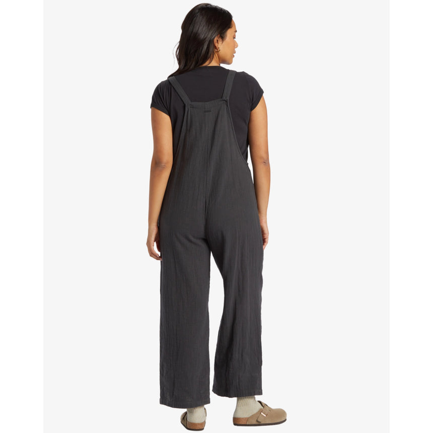 Billabong Billabong Women's Pacific Time Jumpsuit - Black Sands Black Sands XS Womens Rompers