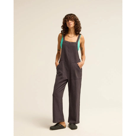 Billabong Billabong Women's Pacific Time Jumpsuit - Black Sands Black Sands XS Womens Rompers