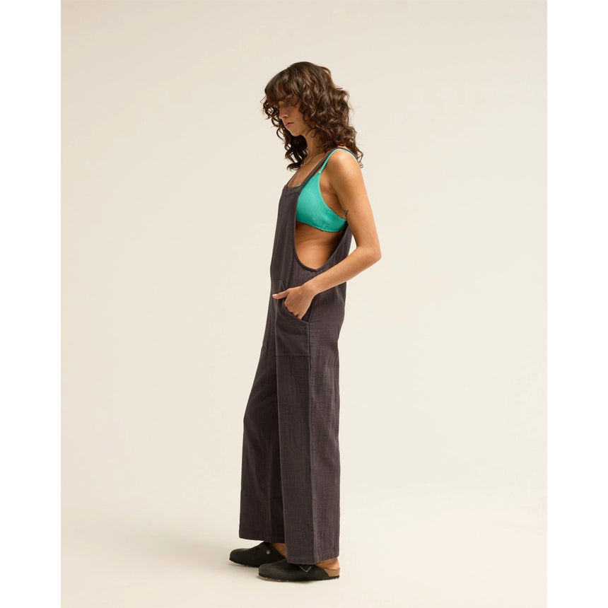 Billabong Billabong Women's Pacific Time Jumpsuit - Black Sands Black Sands XS Womens Rompers