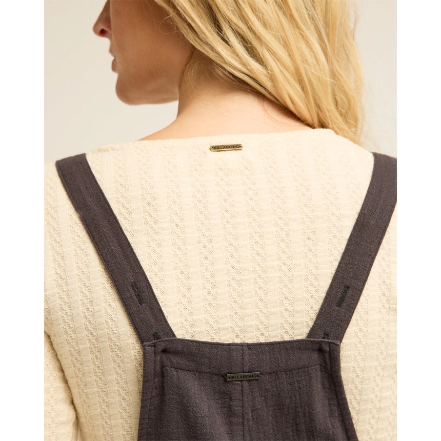 Billabong Billabong Women's Pacific Time Jumpsuit - Black Sands Black Sands XS Womens Rompers