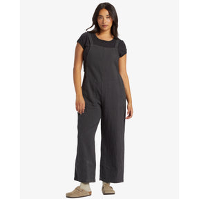Billabong Billabong Women's Pacific Time Jumpsuit - Black Sands Black Sands XS Womens Rompers