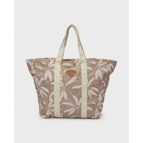 Billabong Billabong Women's Poppins Playa Zip Top Tote - Stone Stone O/S Bags Duffle