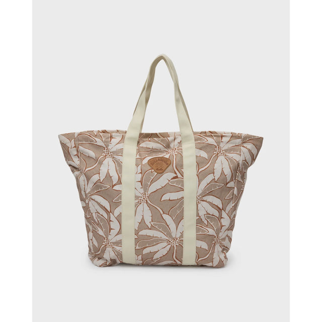 Billabong Billabong Women's Poppins Playa Zip Top Tote - Stone Stone O/S Bags Duffle