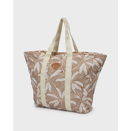 Billabong Billabong Women's Poppins Playa Zip Top Tote - Stone Stone O/S Bags Duffle
