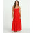 Billabong Billabong Women's Red Aloha Maxi Dress - Red Aloha Red Aloha S Womens Fabric Skirts