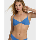Billabong Billabong Women's Rising Tide Demi Underwire Bikini Top True Blue S Womens Bikini Tops