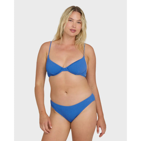 Billabong Billabong Women's Rising Tide Demi Underwire Bikini Top True Blue S Womens Bikini Tops