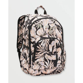 Billabong Billabong Women's Roadie Backpack - Black Floral Black Floral O/S Bags School Backpack