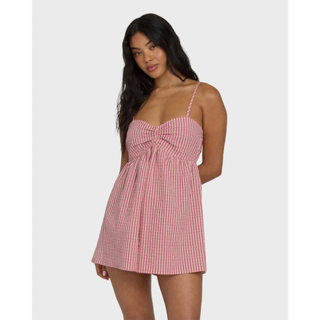 Billabong Billabong Women's Star Glow Romper - Pink Sunset Pink Sunset XS Womens Rompers