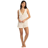 Billabong Billabong Women's Steller Time Knit Romper - White Cap White Cap XS Womens Rompers