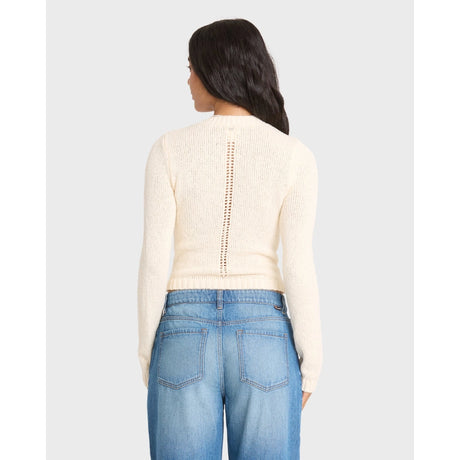 Billabong Billabong Women's Sweet Clare Sweater - White Cap White Cap S Womens Pull Over Hoodies