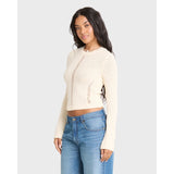 Billabong Billabong Women's Sweet Clare Sweater - White Cap White Cap S Womens Pull Over Hoodies