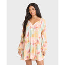 Billabong Billabong Women's Sweet Dreamer Mini Dress - Orange Multi Orange Multi XS Womens Short Dresses