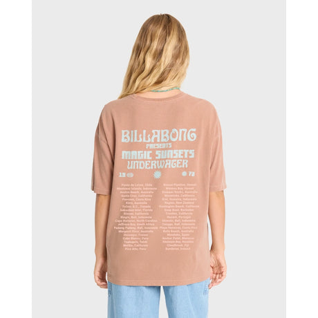 Billabong Billabong Women's Take A Tour Short Sleeve Tee - Sugar Almond Sugar Almond XS Womens T-Shirts