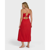 Billabong Billabong Women's Take It Back Maxi Dress - Fiesta Red Fiesta Red S Womens Long Dresses
