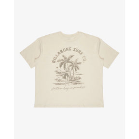 Billabong Billabong Women's This Is Tropical Short Sleeve Tee - White Cap White Cap XS Womens T-Shirts