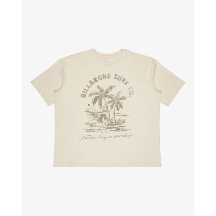 Billabong Billabong Women's This Is Tropical Short Sleeve Tee - White Cap White Cap XS Womens T-Shirts