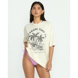 Billabong Billabong Women's This Is Tropical Short Sleeve Tee - White Cap White Cap XS Womens T-Shirts