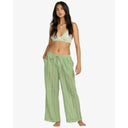 Billabong Billabong Women's Tropic Beach Coverup Pants - Pistachio Pistachio S Womens Pants and Jeans