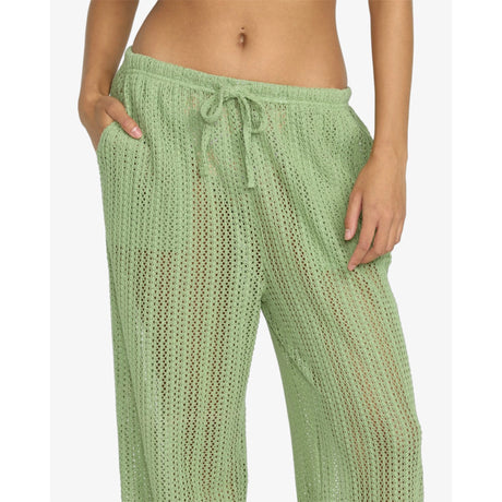Billabong Billabong Women's Tropic Beach Coverup Pants - Pistachio Pistachio S Womens Pants and Jeans