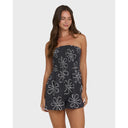 Billabong Billabong Women's Vacay All Day Printed Romper - Black Sands Black Sands XS Womens Rompers