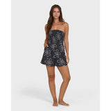 Billabong Billabong Women's Vacay All Day Printed Romper - Black Sands Black Sands XS Womens Rompers