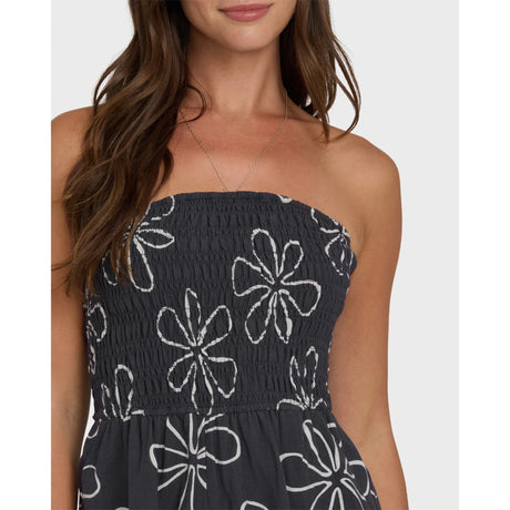 Billabong Billabong Women's Vacay All Day Printed Romper - Black Sands Black Sands XS Womens Rompers