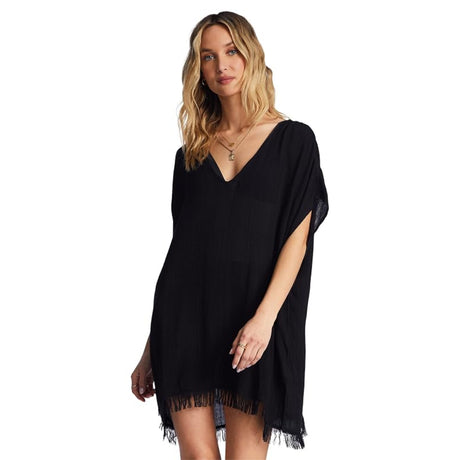Billabong Billabong Women's Walk Away Cover Up Black Pebble XS Womens Short Dresses