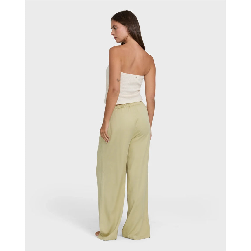 Billabong Billabong Women's Wanderer Solid Pants- Cactus Cactus XS Womens Pants and Jeans
